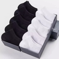 10 Pairs Ankle socks White/Black 100%Cotton Socks School Socks unisex Sports Socks Men's and women's