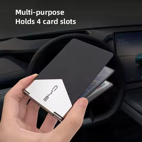 Car Driver License Wallet ID License Storage Bag Credit Card Holder For BYD Qin Tang U8 F3 E6 Atto3 