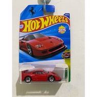 HOTWHEELS FERRARI F40 COMPETITION RED