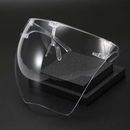 Ready stock reusable hard full face shield / face shield glasses