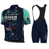 2026 Cycling Jersey Sets Bib Shorts BAHRAIN Cycling Short Sleeve Jersey Bibs Top