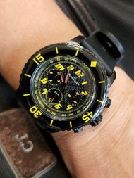 Blancpain 寶珀五十噚黑色計時腕錶