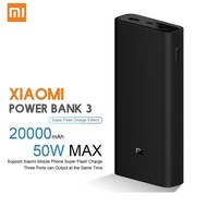 Xiaomi Powerbank 50W Powerbank PB200SZM 20000mAh Chargeable USB Type C & USB A 3 Output Fast Charge 