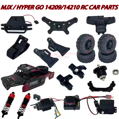 MJX Hyper Go RC Car Parts Remote Control 14209 14210 Modified Accessories Battery Differential Shock