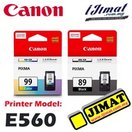 Canon PG-89 PG89 BLACK CL-99 CL99 Color Ink Cartridge For PIXMA E560 E 560 E560R E 560R Inkjet Print