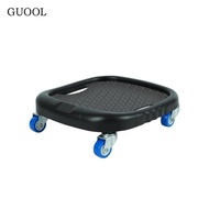 GUOOL Home Workout Ab Wheel with Steel Frame for Abs Glutes Legs Training Equipment for Exercise at 