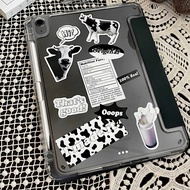 เคสไอแพด Pro 2024 11 Air6 แผ่นหลังอะครีลิ เรียบง่าย เคส ipad Air5 ​​air4 gen10 สวย case iPad gen10 G