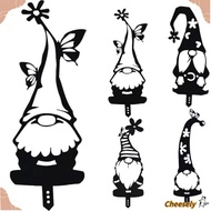CHEESELY Yard Gnome Stake, Acrylic Marry Christmas Gnome Garden Stakes, Gnome Lover Lawn Garden Orna