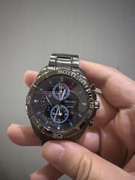 Seiko 100M Limited Edition 黑色鋼帶計時錶