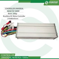 Controller universal bldc 48/60v 1000w motor, skuter dan sepeda