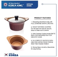 Korea King Pot Diamond 2 Series (รุ่นใหม่) หม้อโคเรียคิงไดมอนด์ 1 ใบ หม้อทรงลึกมีของ พร้อมส่ง