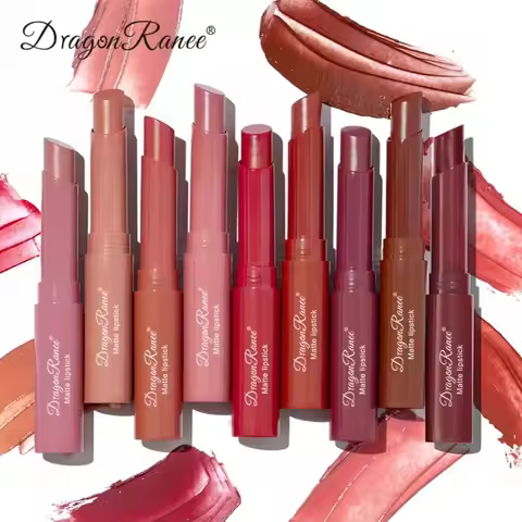 Lipstick Matte Matte Non-Fading Moisturizing European and American Makeup Lipstick Velvet Matte Lips