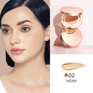 SKINTIFIC Cover All Perfect Cushion High Coverage Poreless Flawless Foundation 24H Long-lasting SPF3