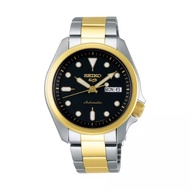 【Local Seller】Seiko SRPE60K1 Men's Seiko 5 Sport Automatic Black Dial Stainless Steel Strap Watch