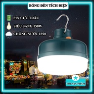 Large Capacity Rechargeable Hanging Lamp 150w Rechargeable Bulb IP20 Waterproof 3600mAh Buffalo Batt