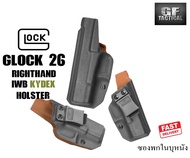 ซองพกในขวา Glock26 IWB Kydex Holster เกรดมาตรฐานกองทัพU.S.A. รุ่น Glock 26 ขวา