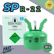 น้ำยาแอร์ R22 บรรจุน้ำยา 3kg ยี่ห้อ ORAFON SP Violet น้ำยามาตรฐานโรงงานทุกยี่ห้อ