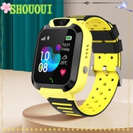 SHOUOUI Telephone Watch, Precise Positioning HD Touch Screen Kids Smart Watch, Gifts Music Player Flashlight Pedometer Game Watch