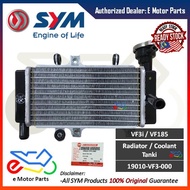 SYM VF3I VF185 COOLANT TANKI RADIATOR ORIGINAL 19010-VF3-000