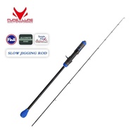 PURELURE Slow Jigging Rod 1.90M 6.35ft Solid Tip Salt water Spinning Baitcasting for Sea Fishing Rod
