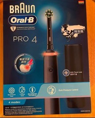 New Oral B PRO 4 鋼琴黑電動牙刷