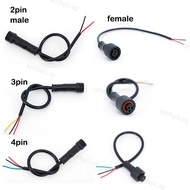 0.2m M12 2 3 4 Pin Male Female Waterproof IP65 power supply Connector plug Cable Wire for LED Strips