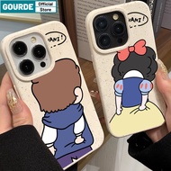 Gourde Cute Princess Prince Print Couple Phone Case for Iphone Casing 16 15 14 12 13 11 Pro Max IP 7