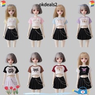 DEALSHOP T-shirt Pleated Skirt, Fashion DIY Accessories Princess Chain Skirt, Gift Toys Mini Cute Do