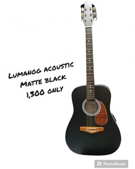 Lumanog acoustic Guitar (Matte black)