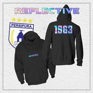 Hoodie Jaket PERSIPURA JAYAPURA "JAYAPURA Reflektif" // Jaket Supporter / Hooligans