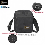 [SCENTED WITH PERFUME] SP039) High Quality Water Resistant Japan Design Mini SNIPER Bag Sling Bag Cr