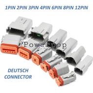 DE6 - Duetsch Connector DT 2P/3P/4P/6P/8P/12P waterproof car socket Car waterproof Connector/