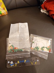 Sanrio PC狗Pochacco 日本絶版1992手作串珠手鍊/頭䋲 DIY 材料包$29/包