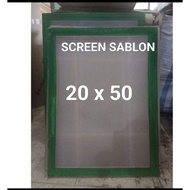 SCREEN PRINTING UK.20x50 (T.48,54/55,H.61,T.77,T.90,H.120,H.150,T.165, H.180) WHITE & YELLOW