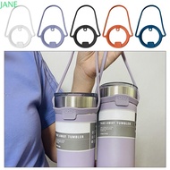 JANRY 2Pcs Water Bottle Handle, Silicone Leakproof Insulated Tumblers, Dia 85 to 100mm Universal Kee