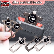 1/2pcs Opel Car Seat Belt Buckle Zinc Alloy Material Safety Belt Alarm Silencer Insert Hook Design F