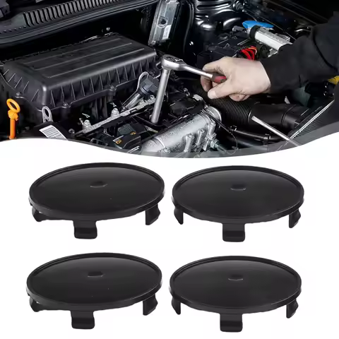 4pcs 68mm Car Wheel Center Cap Tyre Rim Hub Cap Cover Universal ABS Plastic Black Hub Center Cap Car