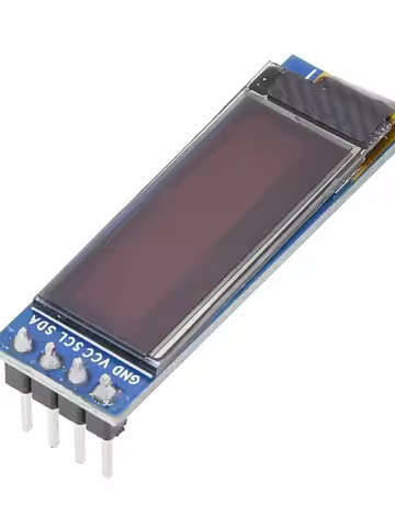 0.91 Inch OLED Module 0.91"; White Blue Yellow 128X32 OLED LCD LED SSD1306 Display Module IIC I2C Co