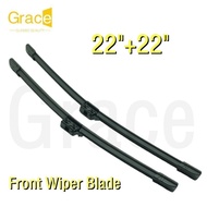 Wiper Front Wiper Blades For Mercedes-Benz GLC  2015 - 2022 Windshield Windscreen Window 22"+22"