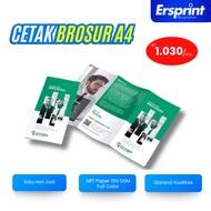 CUSTOM A4 BROCHURE PRINTING - 3-Fold Brochure 2-Piece Art Paper 150 GSM Full Color - Premium Thick, 