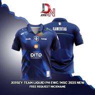 JERSEY TEAM LIQUID PH SPECIAL EWC/MSC 2025 NEW T-shirt (free custom nickname)