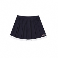 FILA KIDS 女童吸濕排汗短裙-丈青 5SKY-4423-NV