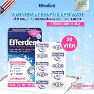 Viên Sủi Vệ Sinh Hàm Duy Trì Efferdent Complete Clean 126v - Làm Sạch Hàm Giả Khí Cụ Nha Khoa Invisa