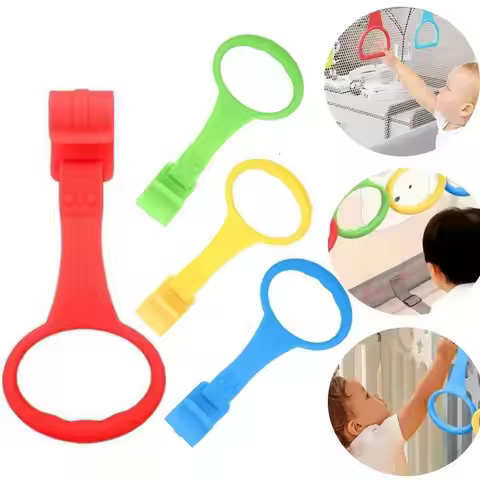 1/4pcs Comfortable Plastic Playpen Pull Ring Light Weight Playpen Accessories Stand Rings Baby Walki