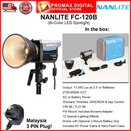 Nanlite FC-120B FC-120 B Bi-Color LED Spotlight for Studio Light Photography and Videography