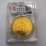 Stationman Gold Coin Hanxing Grade Coin Warrior Gilt Gold Coin Collection 5 * 8/*+-