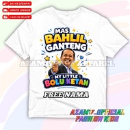 Children's T-shirts, Children's Clothes, MBG Mas Bahlil, Handsome, Free Name Children's T-shirts, Ha