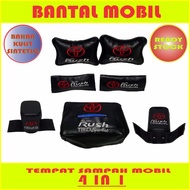 Bantal mobil Headrest mobil RUSH interior mobil aksesoris mobil