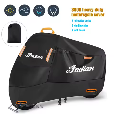 For Indian FTR 1200 S FTR1200 Carbon / Rally Chief VINTAGE Scout Motorcycle Cover Outdoor Rain Dustp