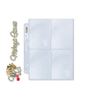 Ultra Pro 4-Pocket Platinum Page A5 63x88mm Pokemon Magic TCG K-Pop Sport Card Album Card